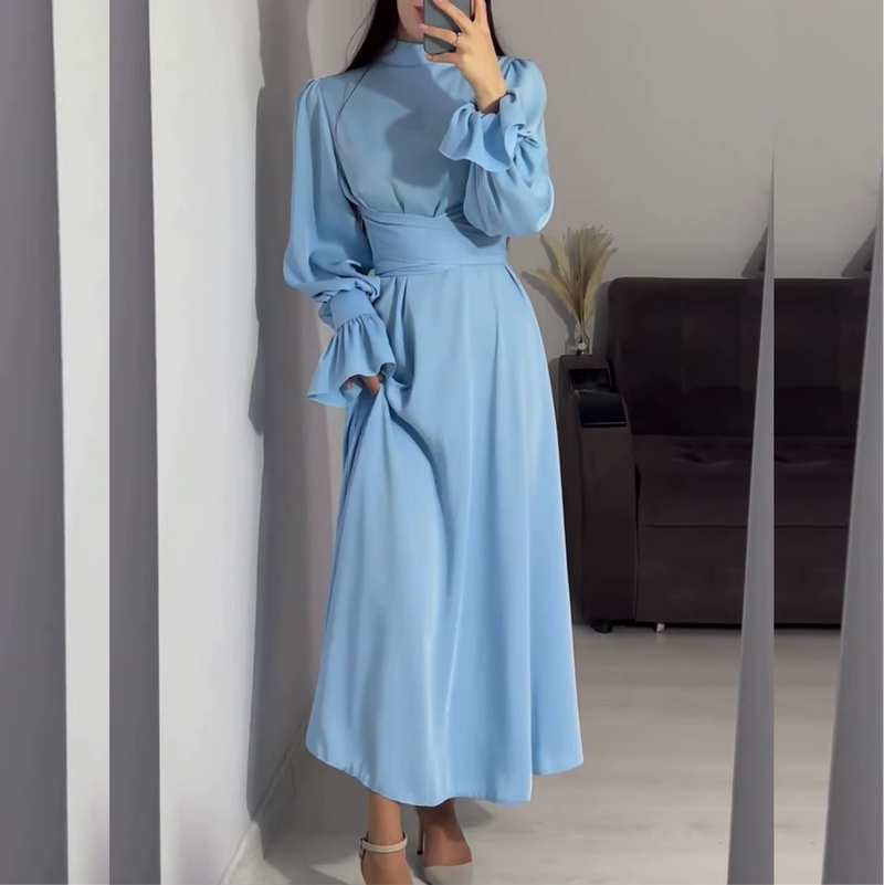 Vestido Maria Frederica - Azul Claro