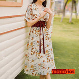 Vestido Maria Cloe - Terracota