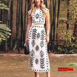 Conjunto Maria Amelie - Branco e Preto