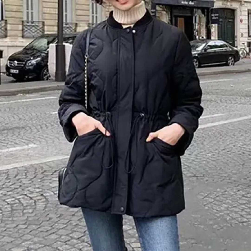 Jaqueta Maria Amy - Puffer Acolchoado Ultraleve - Off White