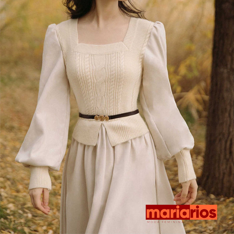 Vestido Maria Jasmine - Bege