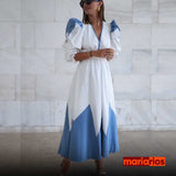 Vestido Maria Vitória - Azul Claro