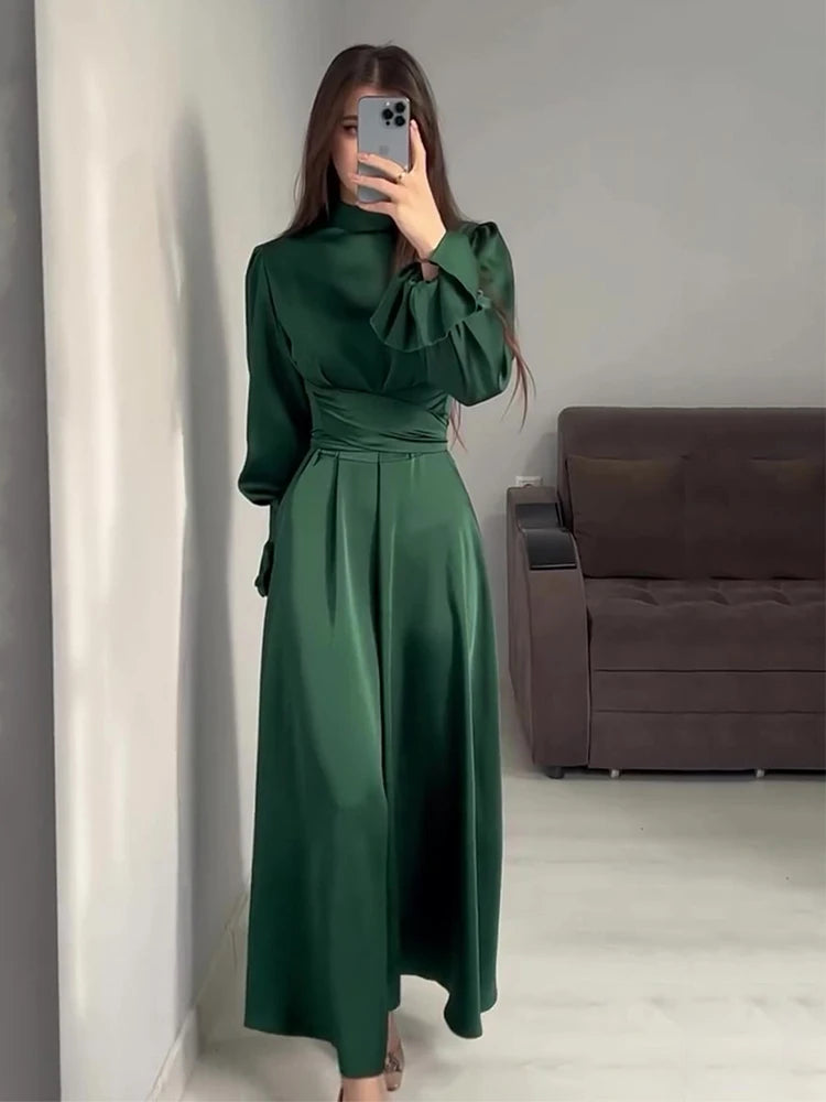 Vestido Maria Frederica - Verde Escuro