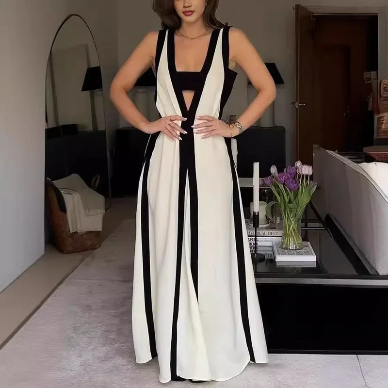 Vestido Maria Robert - Preto e Branco