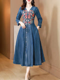 Vestido Maria Lizy - Azul