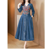 Vestido Maria Lizy - Azul
