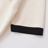 Blusa Maria Charlote - Tricot - Preto e Branco