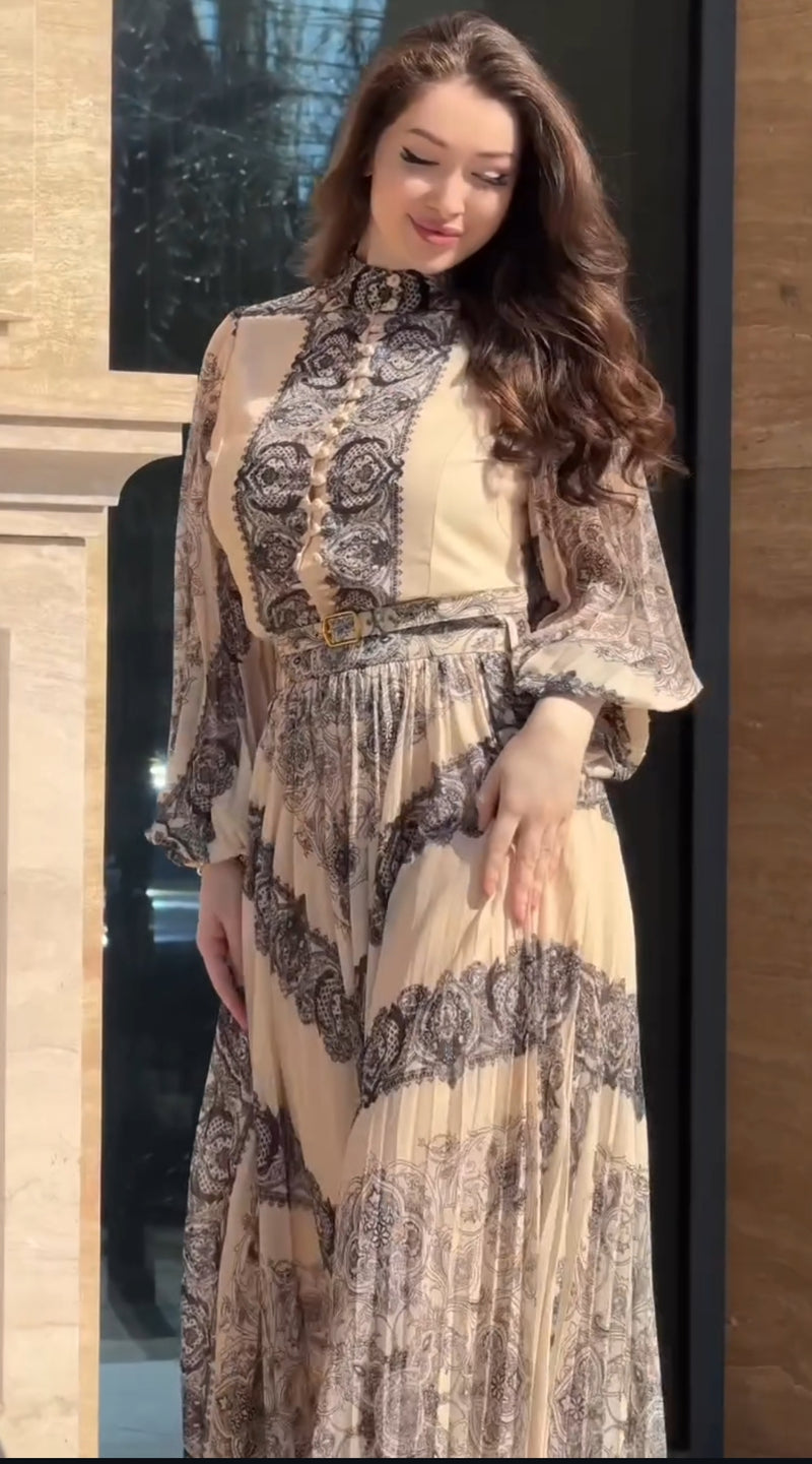 Vestido Maria Suzan - Bege/Nude