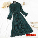 Vestido Maria Catarina -  Preto Poá