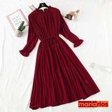 Vestido Maria Eugênia - Marsala