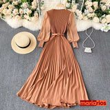 Vestido Maria Clara - Marsala