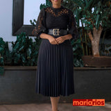 Vestido Maria Carolina Plus Size - Preto