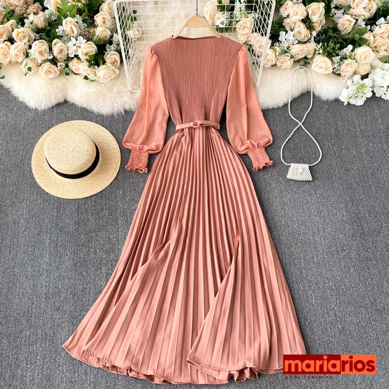Vestido Maria Clara - Rosa
