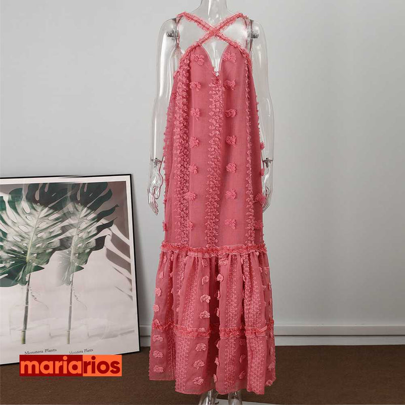 Vestido Maria Valentina - Pompom - Cinza