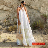 Vestido Maria Valentina - Pompom - Branco