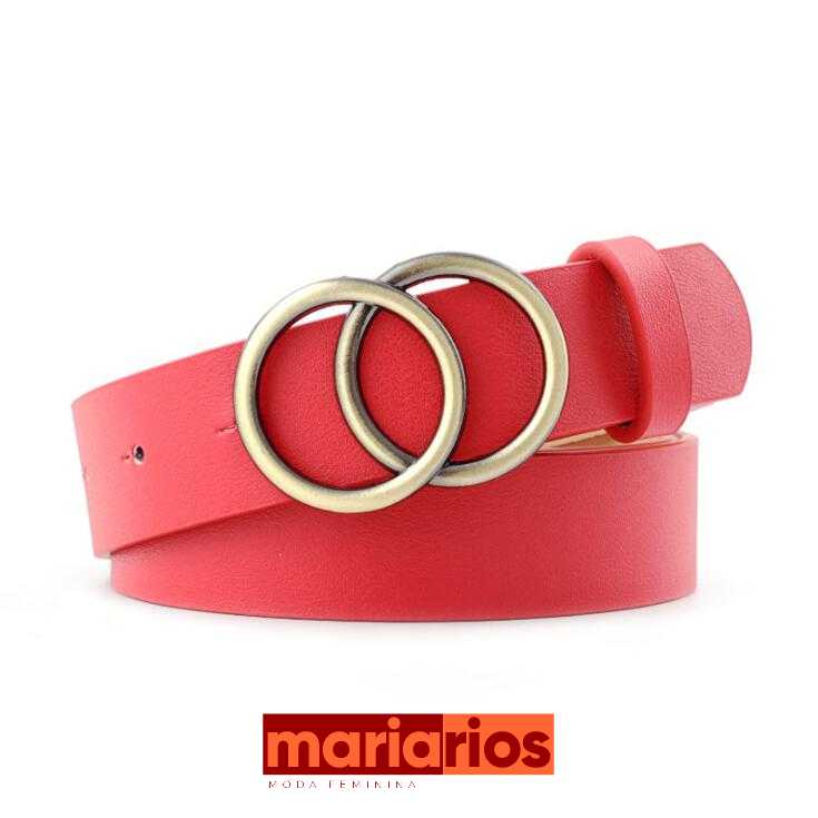 Cinto Anel Duplo - Vermelho