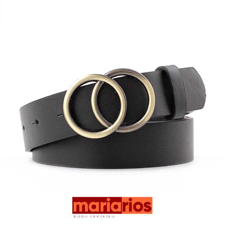 Cinto Anel Duplo - Preto