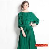 Vestido Maria Leda - Verde
