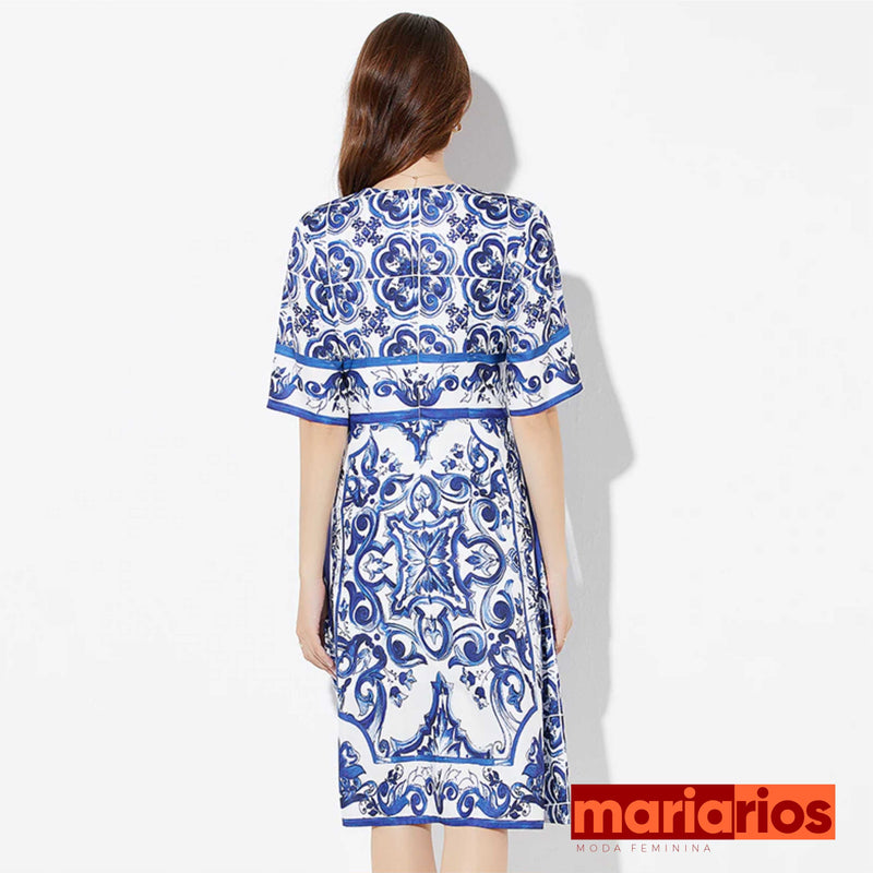 Vestido Maria Dolores - Azulejos