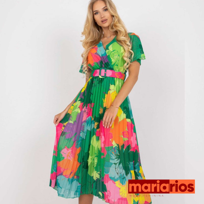 Vestido Maria Verão - Verde
