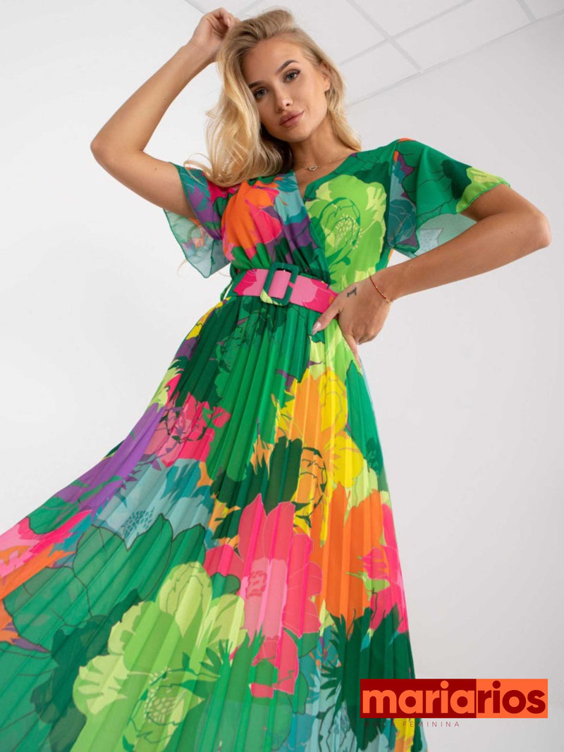 Vestido Maria Verão - Verde