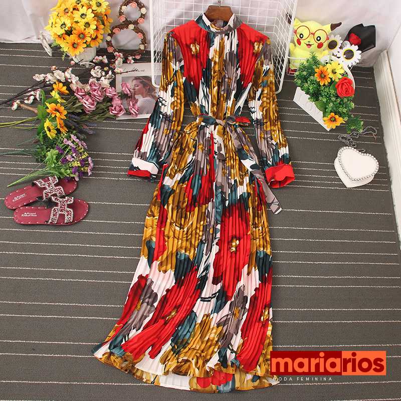 Vestido Maria Olívia - Vermelho