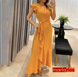 Vestido Maria Soraya - Laranja