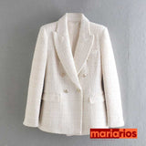 Blazer Maria Regina - Bege