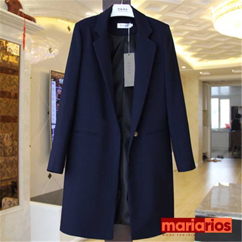 Sobretudo Maria Mariana - Azul Marinho