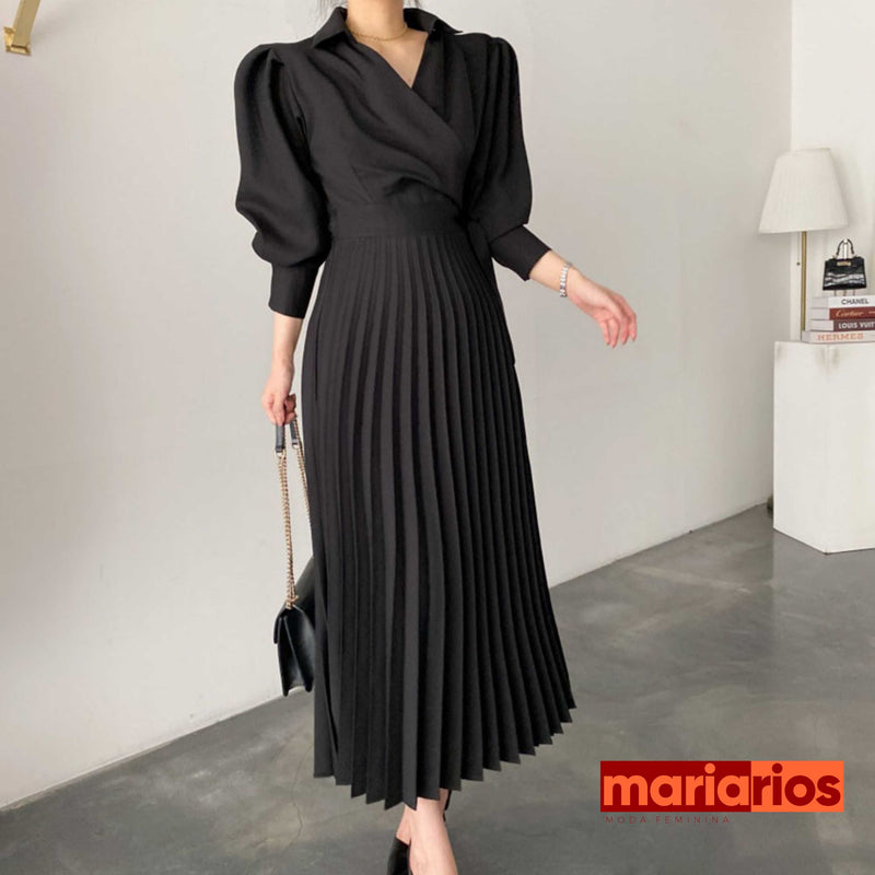 Vestido Maria Leonor - Preto