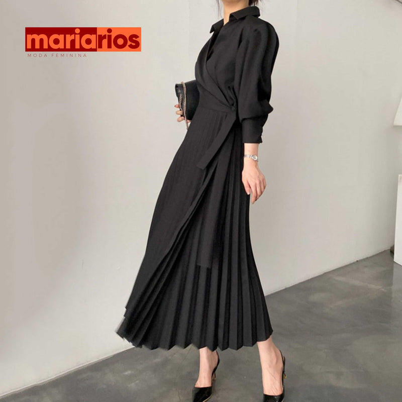 Vestido Maria Leonor - Preto