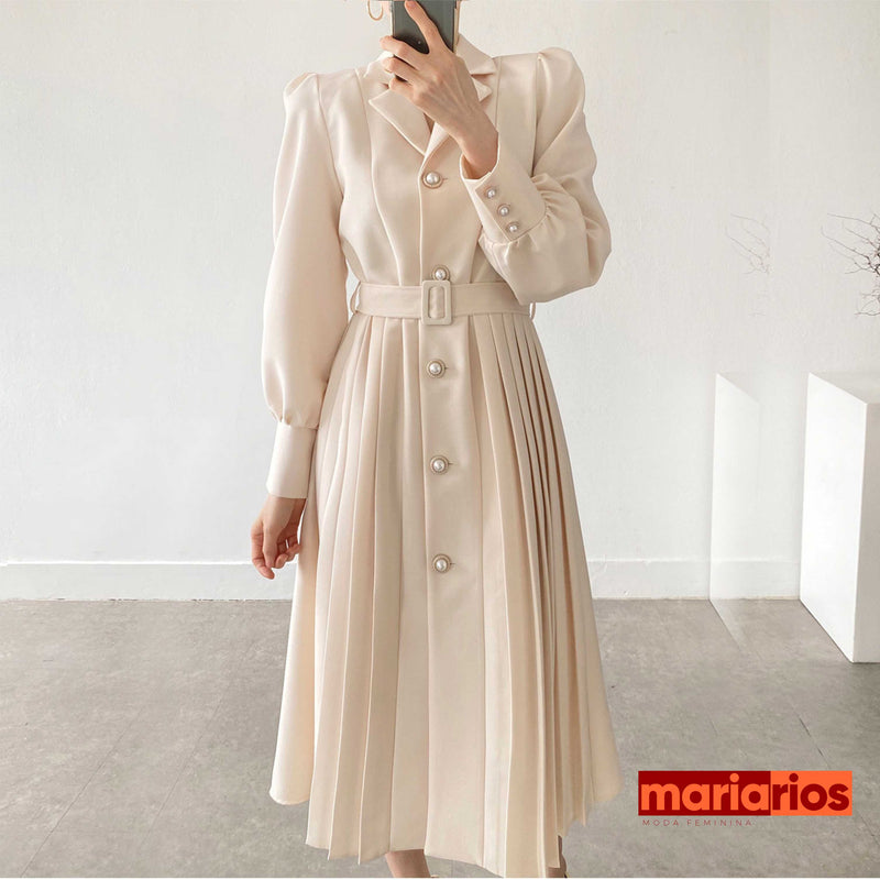 Vestido Blazer Maria Kate - Off White