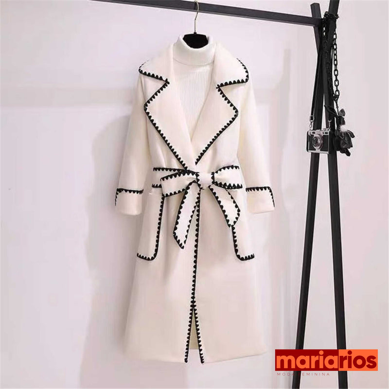 Sobretudo Maria Charlote - Off White - Lã