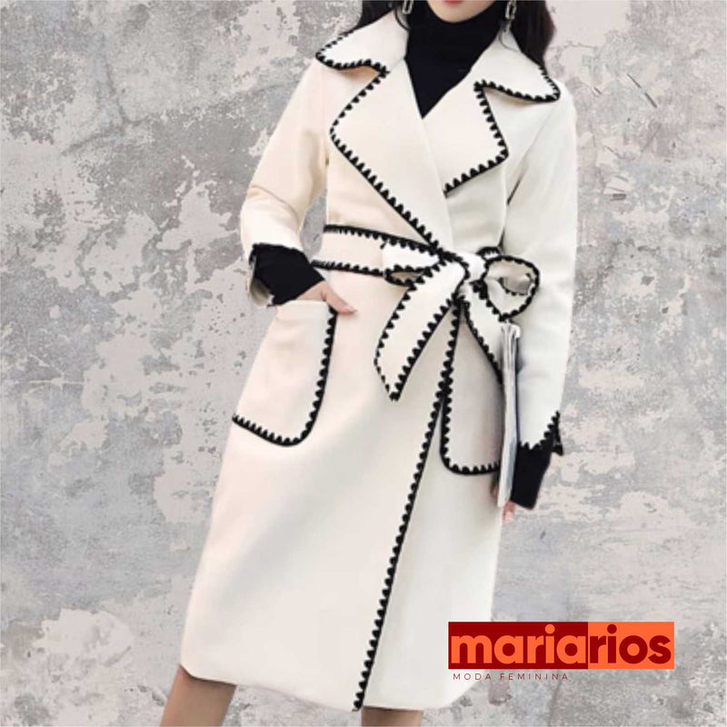 Sobretudo Maria Charlote - Off White - Lã