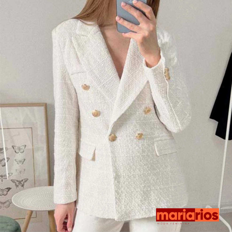 Blazer Maria Regina - Bege