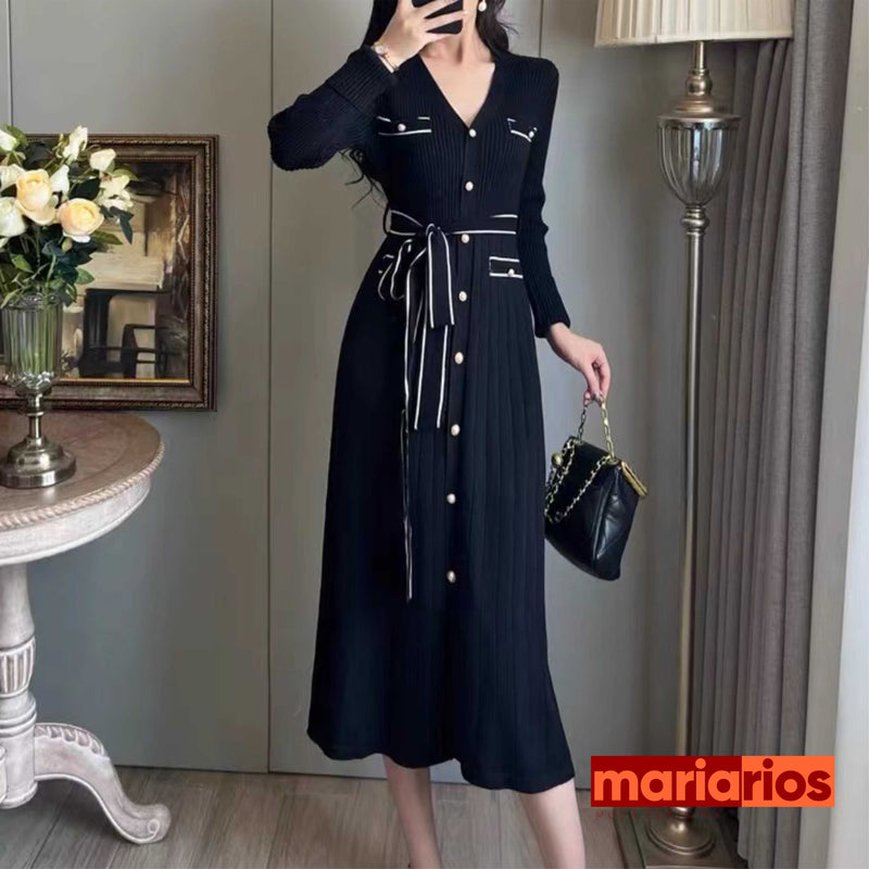 Vestido Maria Milena - Preto
