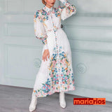 Vestido Maria Samanta - Branco Floral