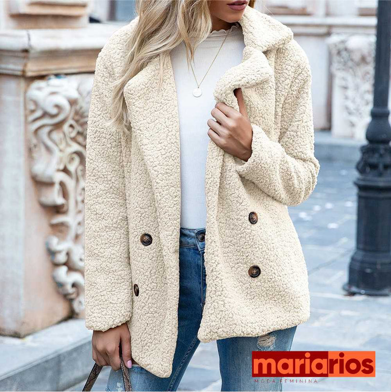 Casaco Teddy Maria Cecília - Off White