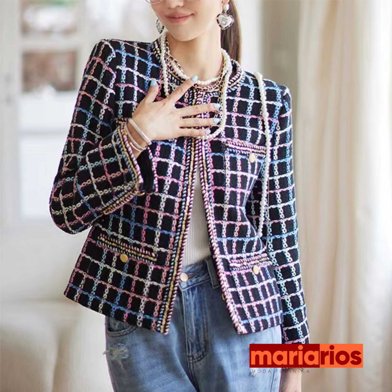 Blazer Maria Eva - Preto