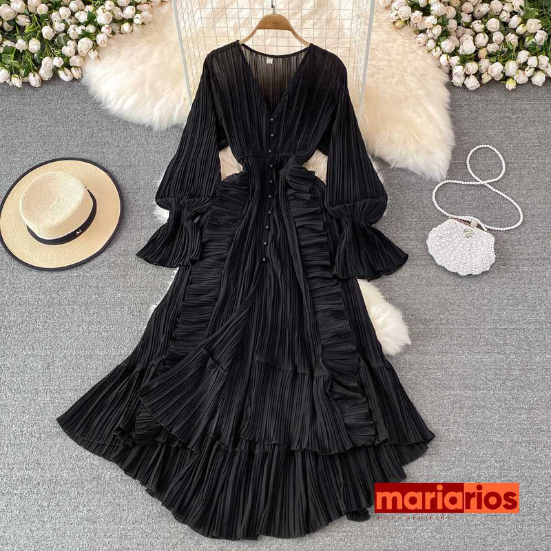 Vestido Maria Adele - Laranja