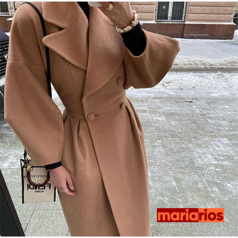 Sobretudo Maria Teodora - Lã  - Preto