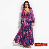 Vestido Maria Luana - Roxo