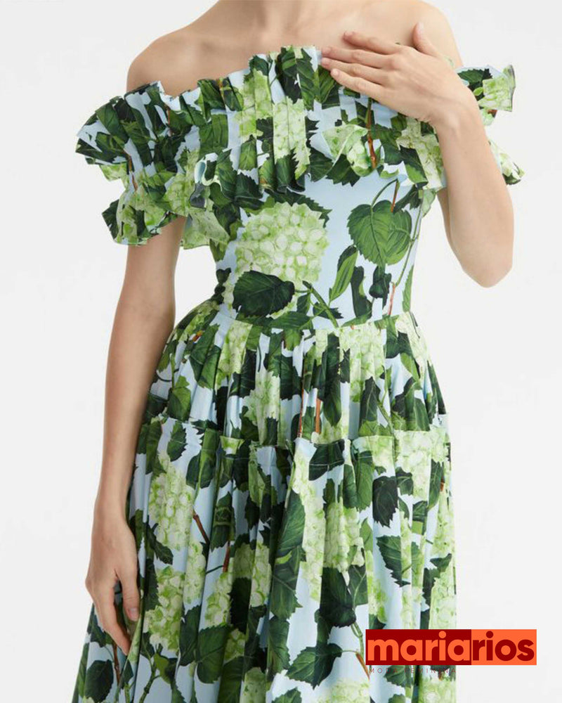 Vestido Maria Simone - Verde