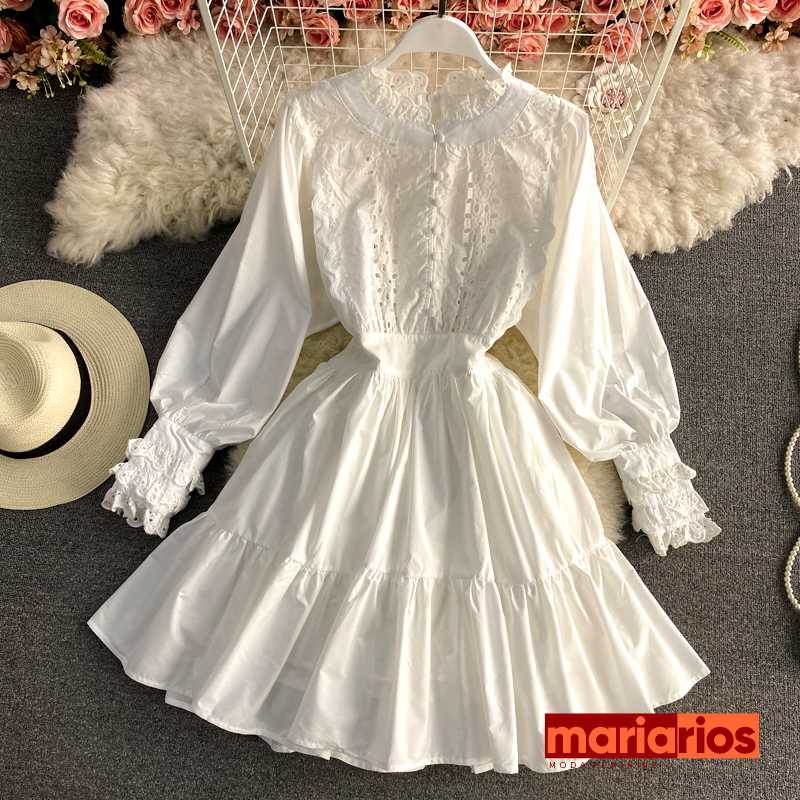 Vestido Maria Lavínia - Branco