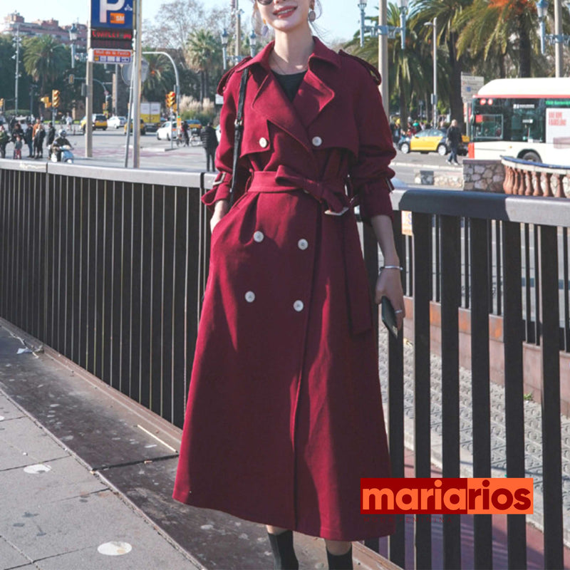 Sobretudo Maria Celina - Trench Coat - Marsala