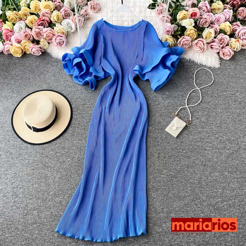 Vestido Maria Isabel - Azul Claro
