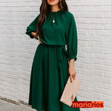 Vestido Maria Claudia - Verde