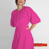 Vestido Maria Luciana - Pink