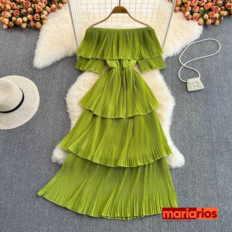 Vestido Maria Laís - Verde